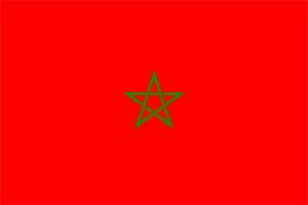 Marokko - Nationalflag 160 g. polyester.
