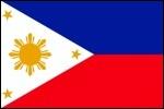 Filippinerne - Nationalflag i 160 g polyester
