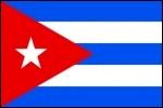 Cuba - Nationalflag 160 g. polyester.
