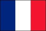 Frankrig - Nationalflag 160 g. polyester.
