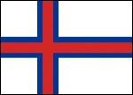 Færøerne - Nationalflag 160 g. polyester.
