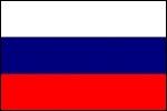 Rusland - Nationalflag 160 g. polyester.

