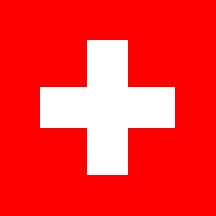 Schweiz - Nationalflag 160 g. polyester.
