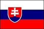Slovakiet - Nationalflag 160 g. polyester.
