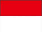 Indonesien - Nationalflag 160 g. polyester.
