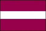 Letland - Nationalflag 160 g. polyester.
