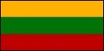 Litauen - Nationalflag 160 g. polyester.
