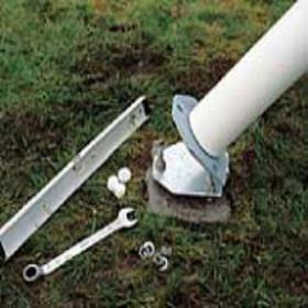 Glasfiberstang med vippebeslag - Glasfiberstang med vippebeslag.