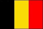 Belgien - Nationalflag 160 g. polyester.
