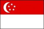 Singapore - Nationalflag 160 g. polyester.

