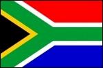 Sydafrika - Nationalflag 160 g. polyester.

