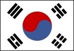 Sydkorea - Nationalflag 160 g. polyester.
