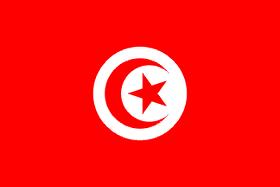 Tunesien - Nationalflag 160 g. polyester.

